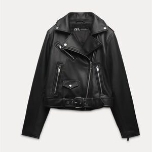 Zara leather jacket